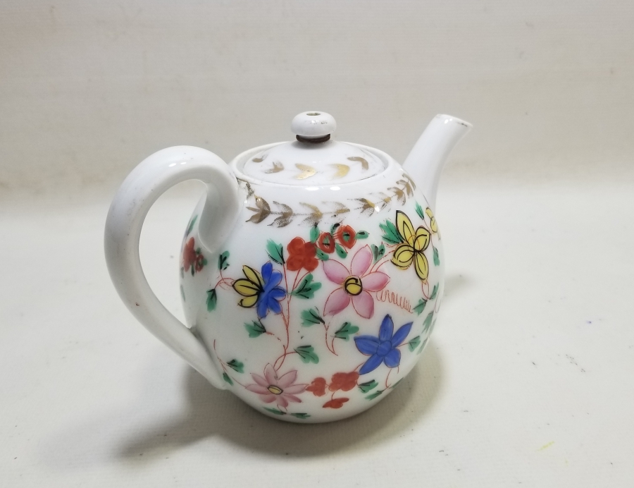 OSMANLI DÖNEMİ EL BOYAMA KUZNETSOV PORSELEN ÇAYDANLIK