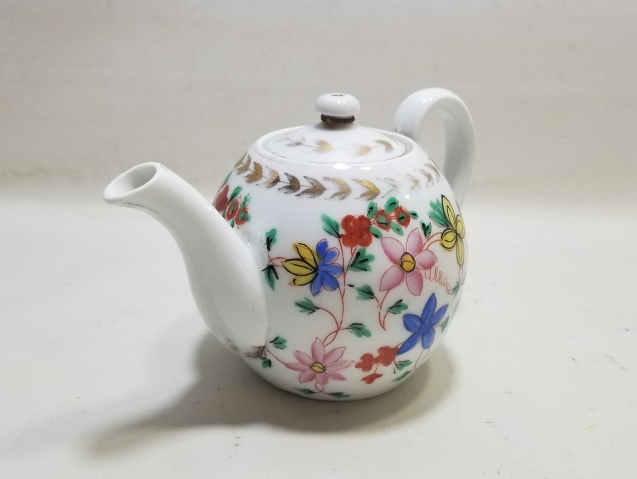 OSMANLI DÖNEMİ EL BOYAMA KUZNETSOV PORSELEN ÇAYDANLIK