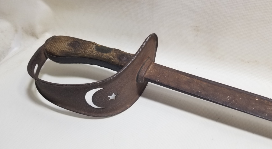 1. DÜNYA SAVAŞI DÖNEMİ AY YILDIZ SAPLI ÇOK NADİR SÜVARİ KILICI