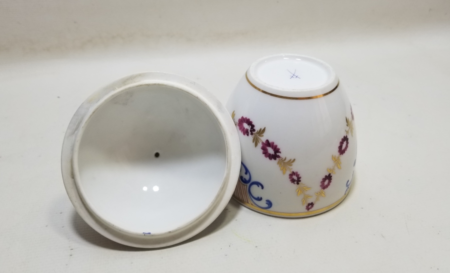 OSMANLI DÖNEMİ EL BOYAMA NADİR MEISSEN MACUNLUK