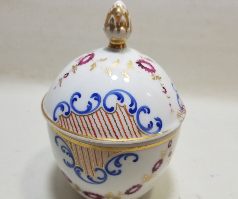 OSMANLI DÖNEMİ EL BOYAMA NADİR MEISSEN MACUNLUK