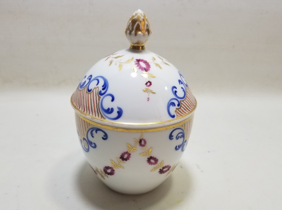 OSMANLI DÖNEMİ EL BOYAMA NADİR MEISSEN MACUNLUK