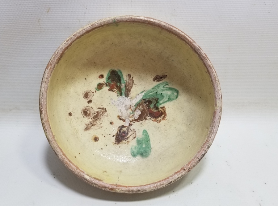 NADİR RENKTE OSMANLI DÖNEMİ KINIK KASE