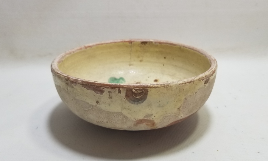 NADİR RENKTE OSMANLI DÖNEMİ KINIK KASE