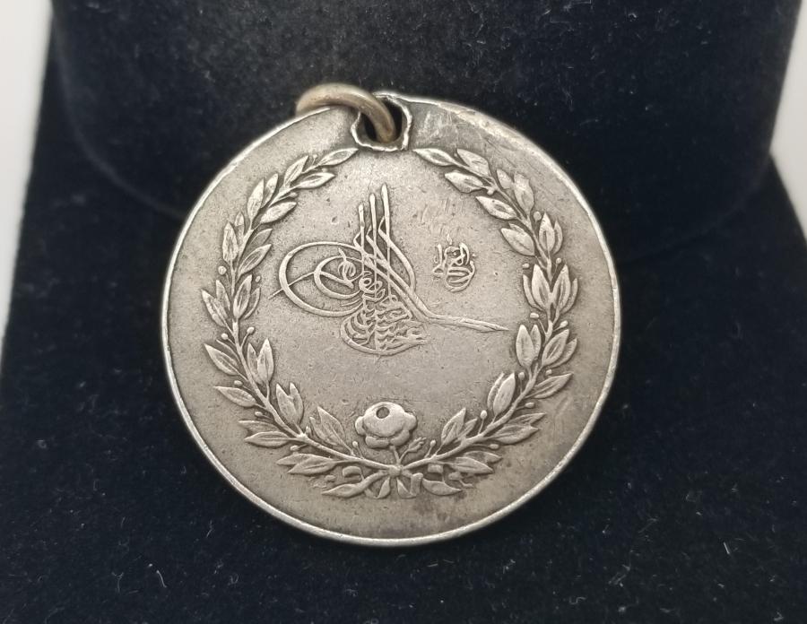 OSMANLI DÖNEMİ GÜMÜŞ YUNAN HARBİ MADALYASI