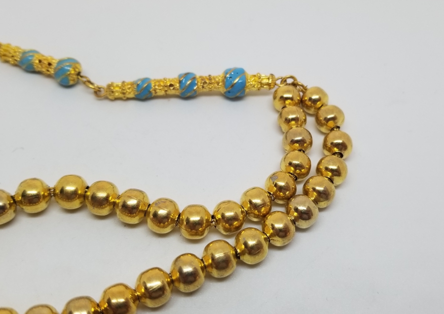 MİNE İŞÇİLİKLİ ALTIN KAPLAMA TESPİH