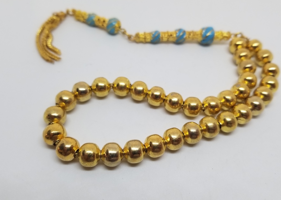 MİNE İŞÇİLİKLİ ALTIN KAPLAMA TESPİH