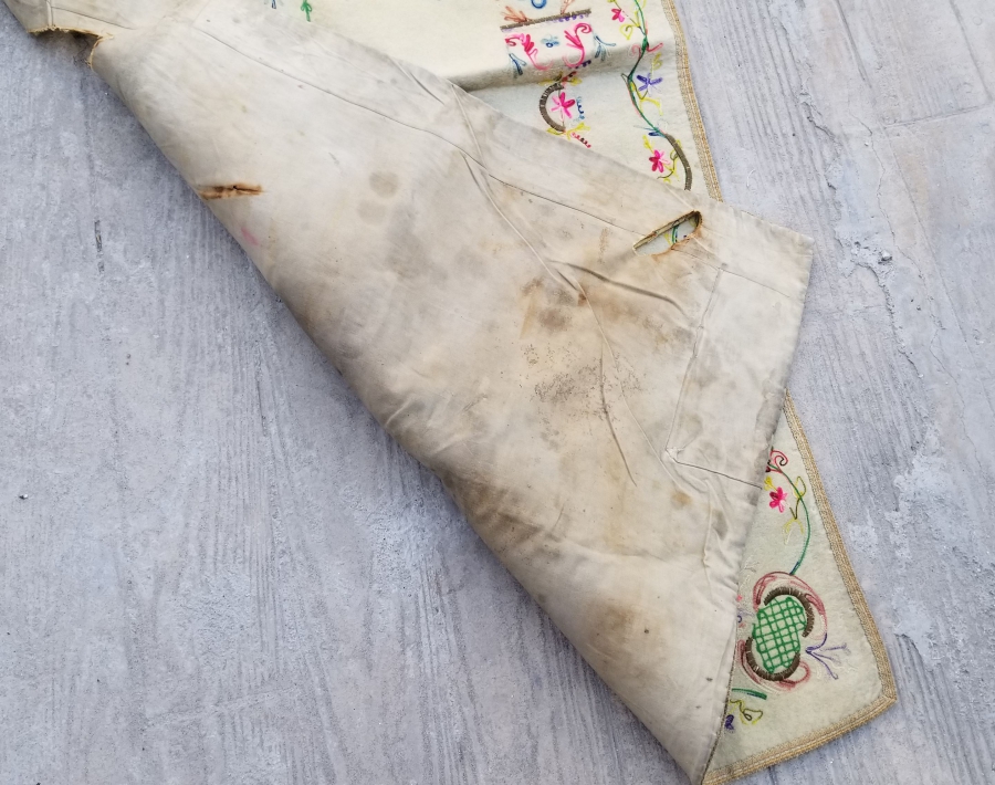 OSMANLI DÖNEMİ TEKKE İŞİ KEÇE SECCADE