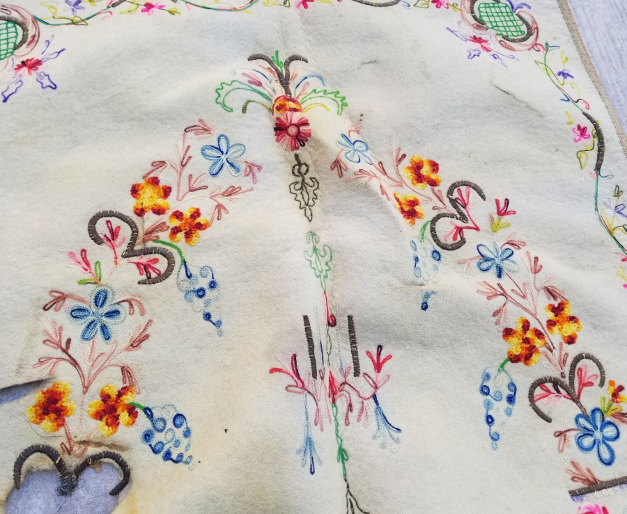 OSMANLI DÖNEMİ TEKKE İŞİ KEÇE SECCADE