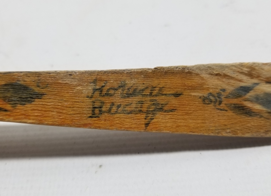 EL BOYAMA ANTİKA BALIKESİR YÖRESİ TAHTA KAŞIK