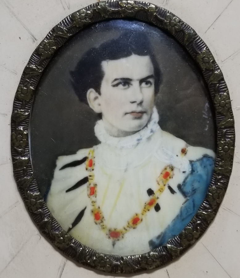 ÖZEL YAPIM ANTİKA FİLDİŞİ FRANZ JOSEPH GÖRSELLİ ÇERÇEVE