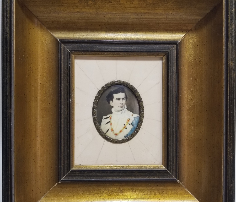 ÖZEL YAPIM ANTİKA FİLDİŞİ FRANZ JOSEPH GÖRSELLİ ÇERÇEVE