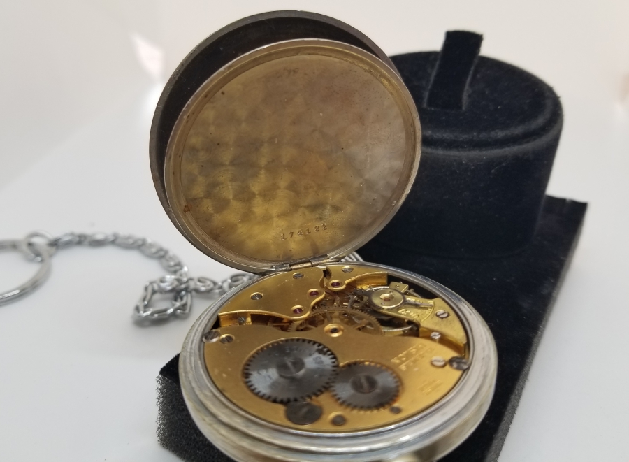 HISLON MARKA KURMALI ANTİKA CEP SAATİ