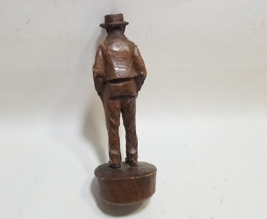 SANATÇI İMZALI EL YAPIMI ANTİKA AHŞAP BİBLO