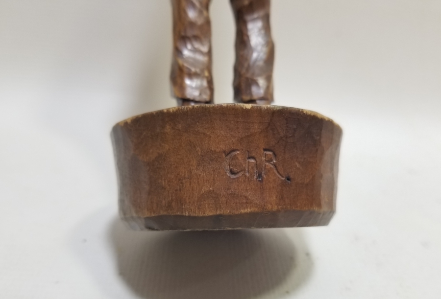 SANATÇI İMZALI EL YAPIMI ANTİKA AHŞAP BİBLO