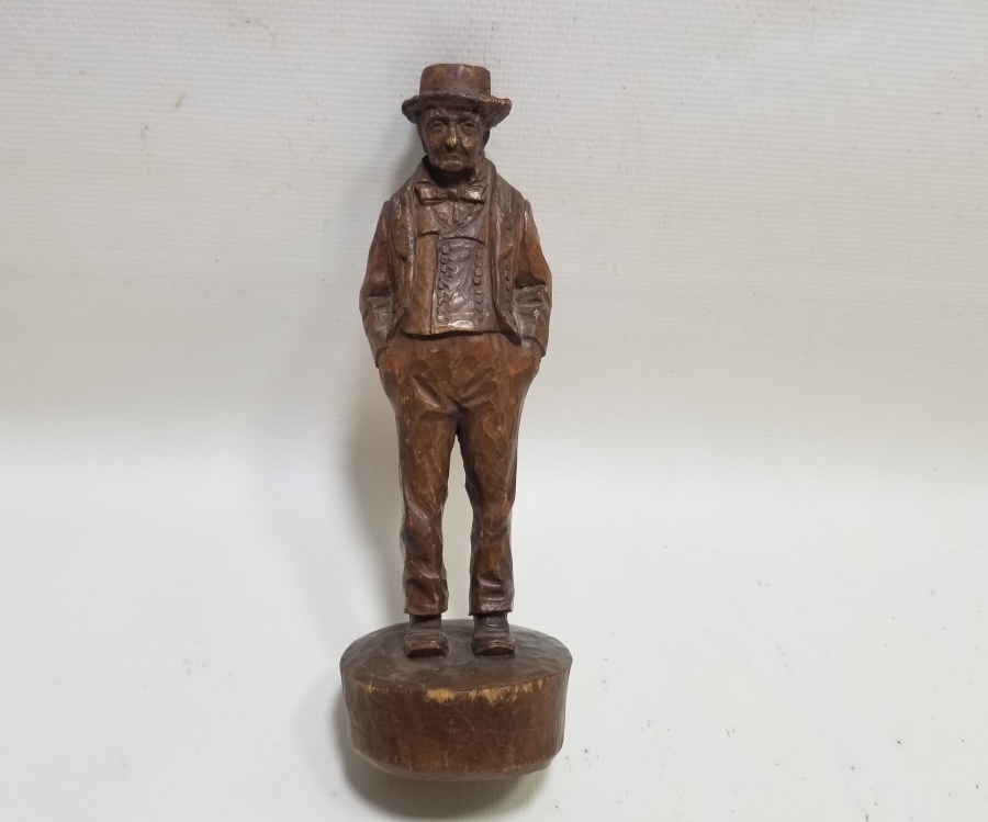 SANATÇI İMZALI EL YAPIMI ANTİKA AHŞAP BİBLO