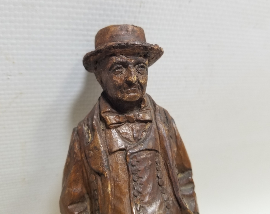 SANATÇI İMZALI EL YAPIMI ANTİKA AHŞAP BİBLO