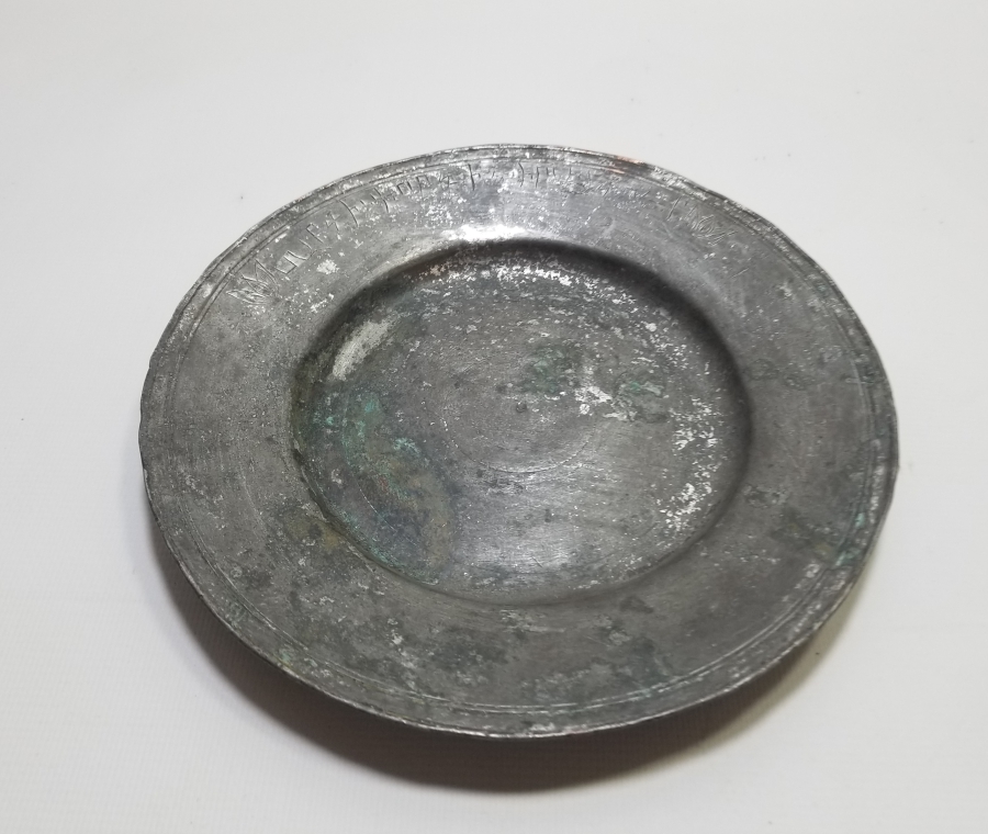 ERMENİCE YAZILI OSMANLI DÖNEMİ BAKIR TABAK