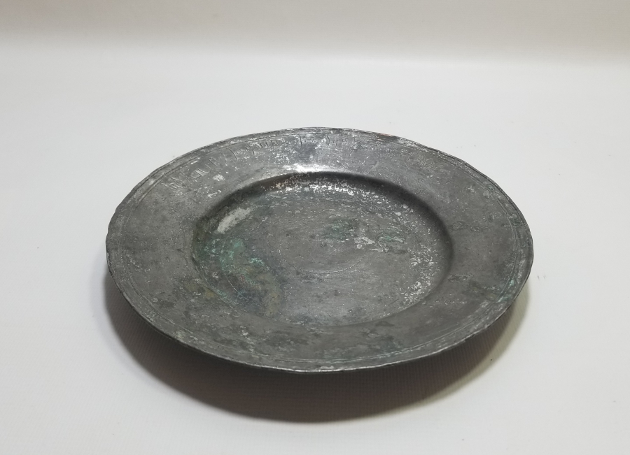 ERMENİCE YAZILI OSMANLI DÖNEMİ BAKIR TABAK