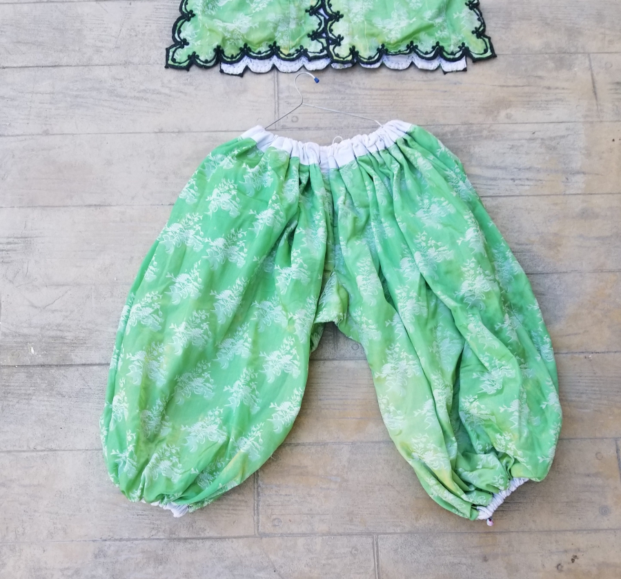 OSMANLI DÖNEMİ İPEK ELMASİYE ÜÇETEK - ŞALVAR GELİN TAKIMI