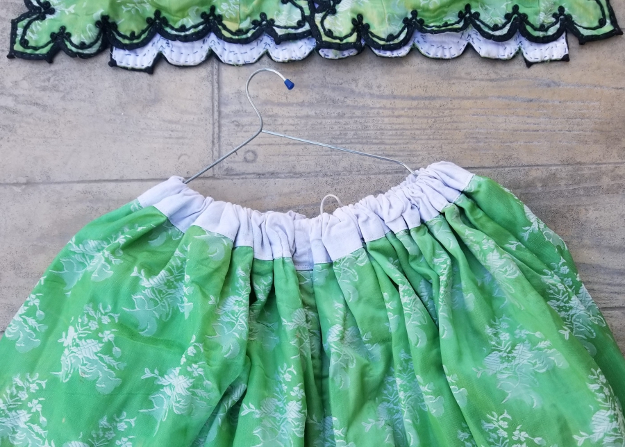 OSMANLI DÖNEMİ İPEK ELMASİYE ÜÇETEK - ŞALVAR GELİN TAKIMI