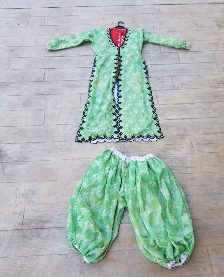 OSMANLI DÖNEMİ İPEK ELMASİYE ÜÇETEK - ŞALVAR GELİN TAKIMI