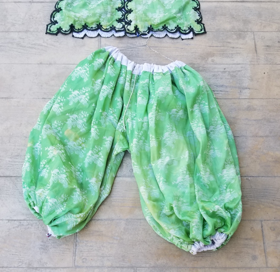 OSMANLI DÖNEMİ İPEK ELMASİYE ÜÇETEK - ŞALVAR GELİN TAKIMI