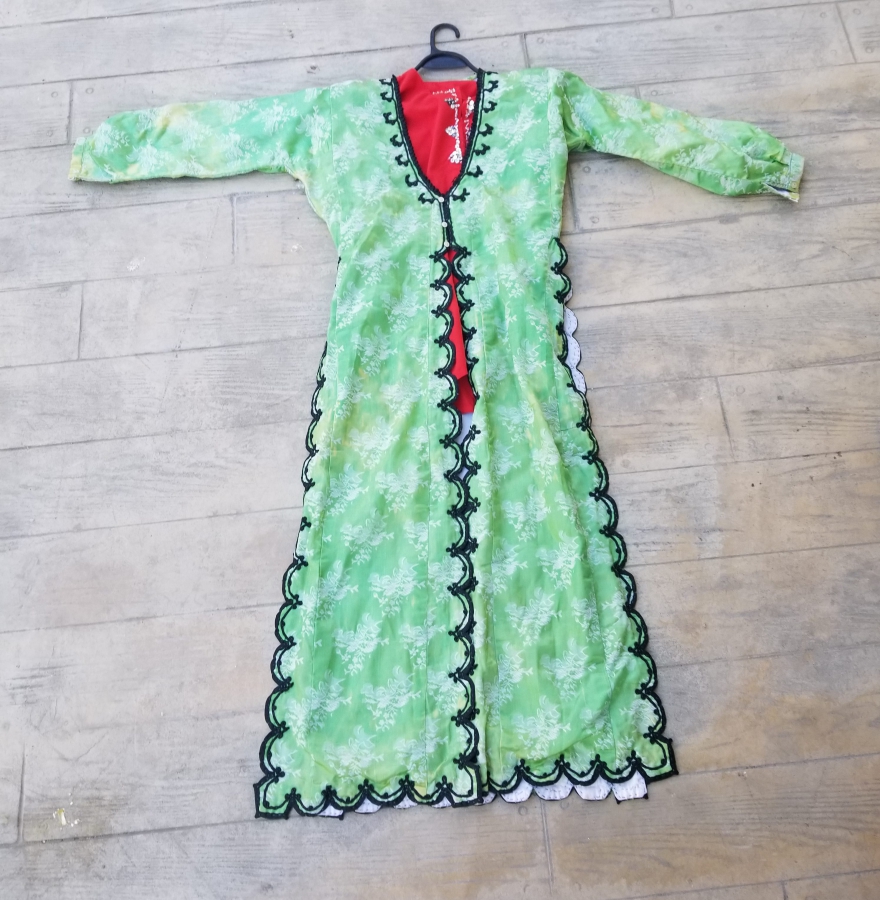 OSMANLI DÖNEMİ İPEK ELMASİYE ÜÇETEK - ŞALVAR GELİN TAKIMI