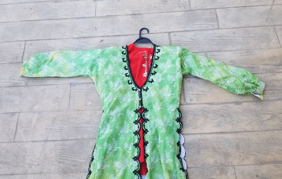 OSMANLI DÖNEMİ İPEK ELMASİYE ÜÇETEK - ŞALVAR GELİN TAKIMI