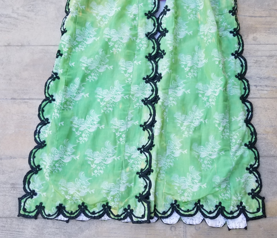 OSMANLI DÖNEMİ İPEK ELMASİYE ÜÇETEK - ŞALVAR GELİN TAKIMI