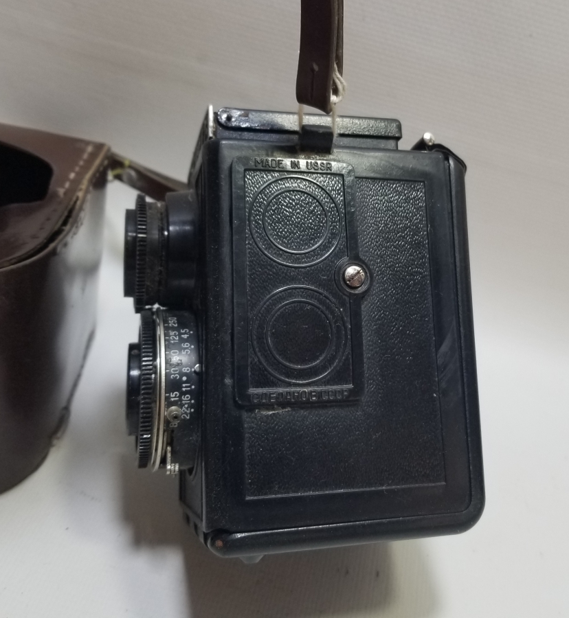 ORİJİNAL DERİ KUTUSUNDA ANTİKA LUBİTEL 2 MARKA FOTOĞRAF MAKİNESİ