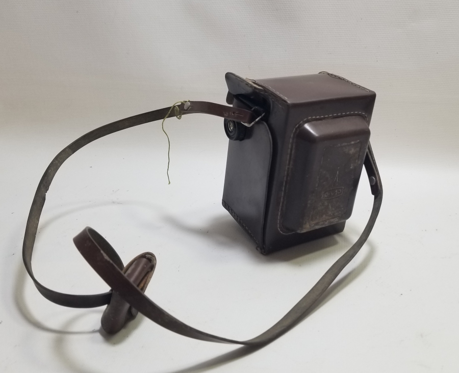 ORİJİNAL DERİ KUTUSUNDA ANTİKA LUBİTEL 2 MARKA FOTOĞRAF MAKİNESİ