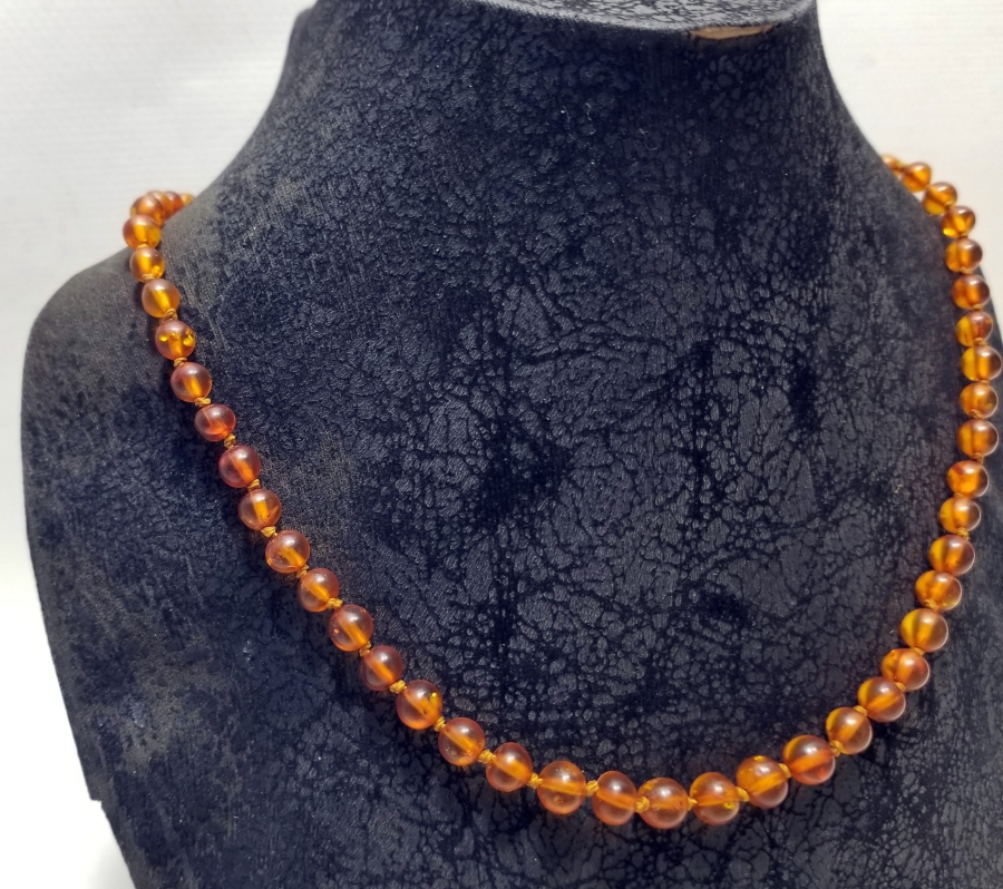 BİTKİ VE HAYVAN FOSİLLİ EL YAPIMI OSMANLI DÖNEMİ DAMLA KEHRİBAR GERDANLIK