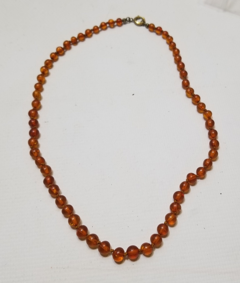 BİTKİ VE HAYVAN FOSİLLİ EL YAPIMI OSMANLI DÖNEMİ DAMLA KEHRİBAR GERDANLIK