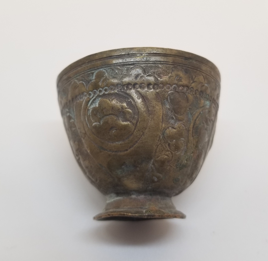 KABARTMA İŞÇİLİKLİ OSMANLI DÖNEMİ TOMBAK FİNCAN ZARFI