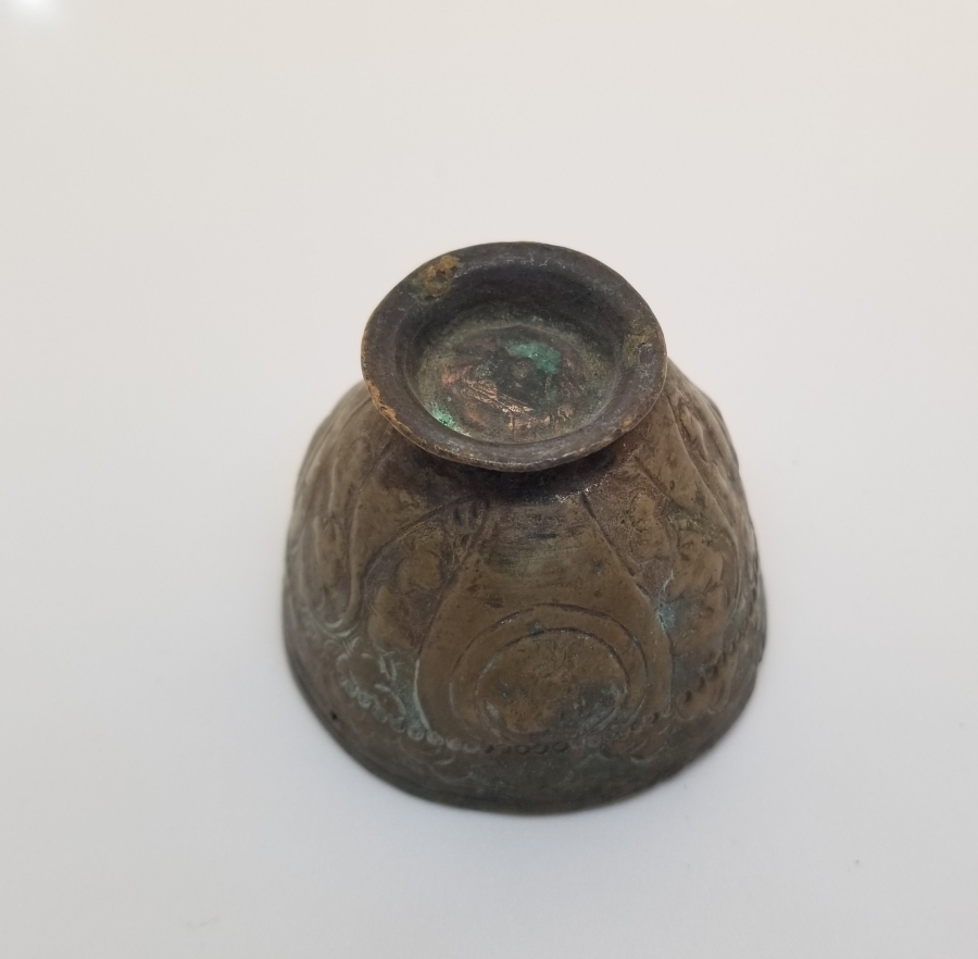 KABARTMA İŞÇİLİKLİ OSMANLI DÖNEMİ TOMBAK FİNCAN ZARFI