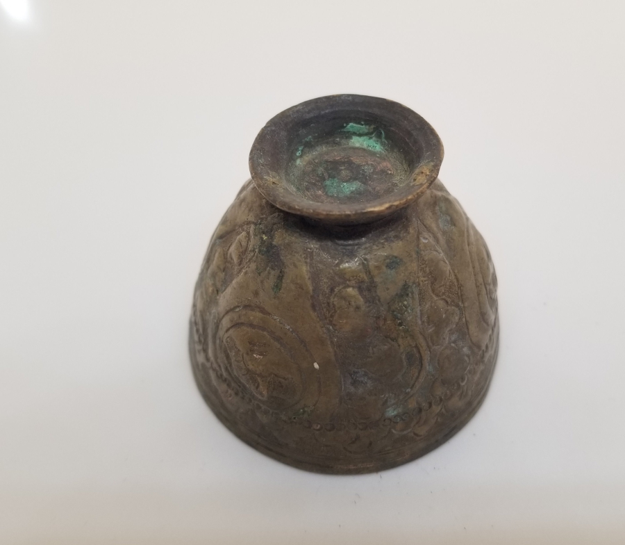 KABARTMA İŞÇİLİKLİ OSMANLI DÖNEMİ TOMBAK FİNCAN ZARFI