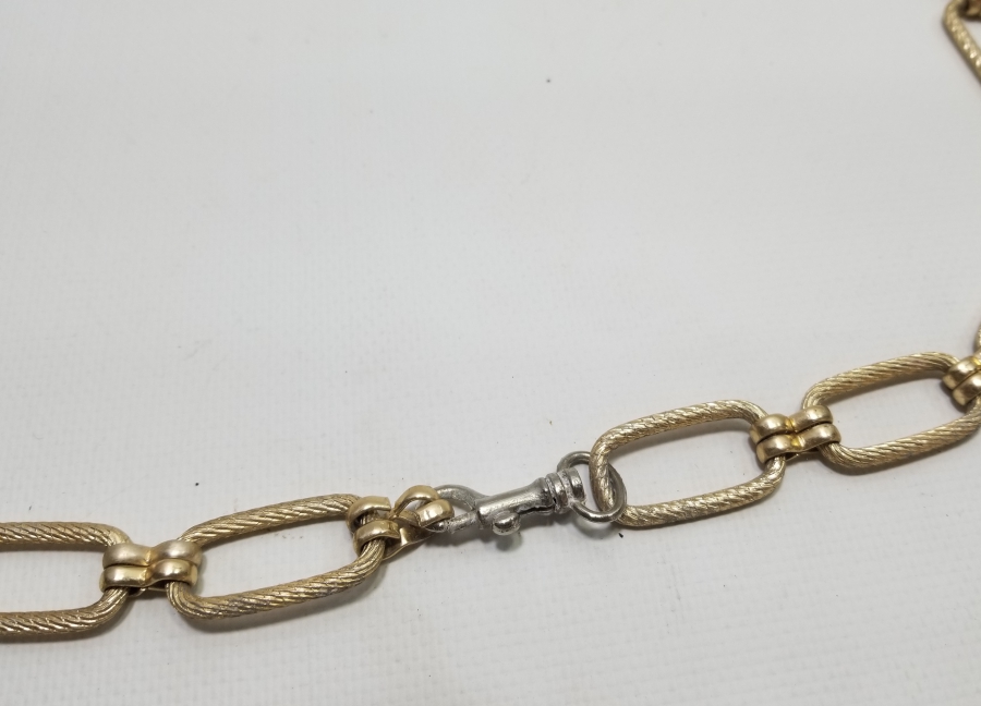 ALTIN KAPLAMA ANTİKA AVRUPA BİJUTERİ KOLYE