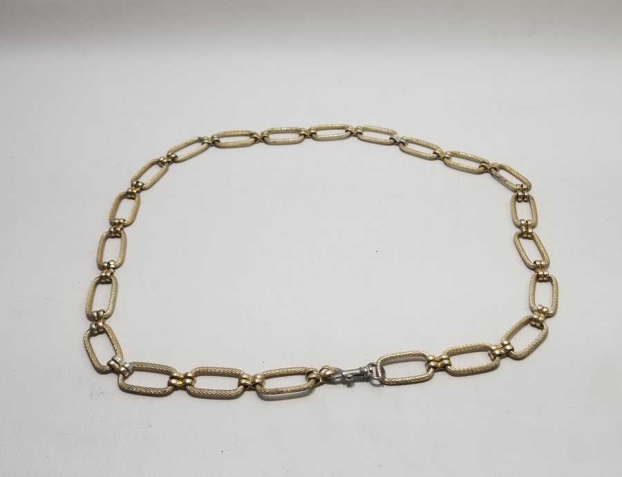 ALTIN KAPLAMA ANTİKA AVRUPA BİJUTERİ KOLYE