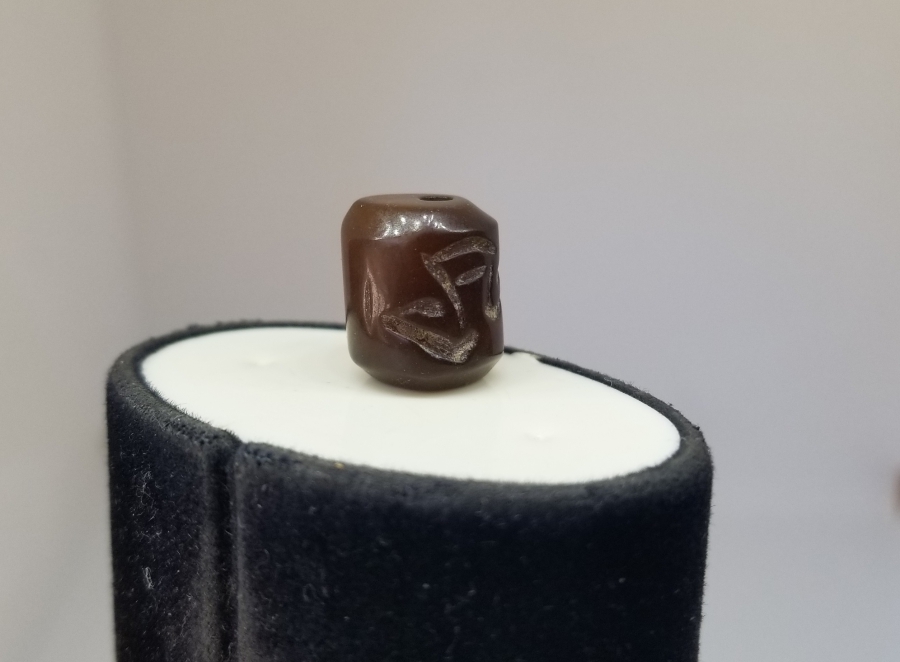 ÜZERİ DUALI OSMANLI DÖNEMİ AKİK KOLYE PARÇASI - HABBE