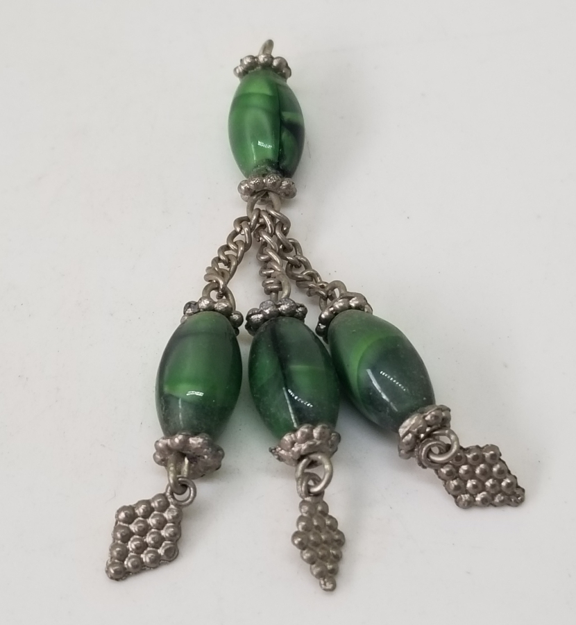 AKİK TAŞLI GÜMÜŞ KAPLAMA KOLYE UCU