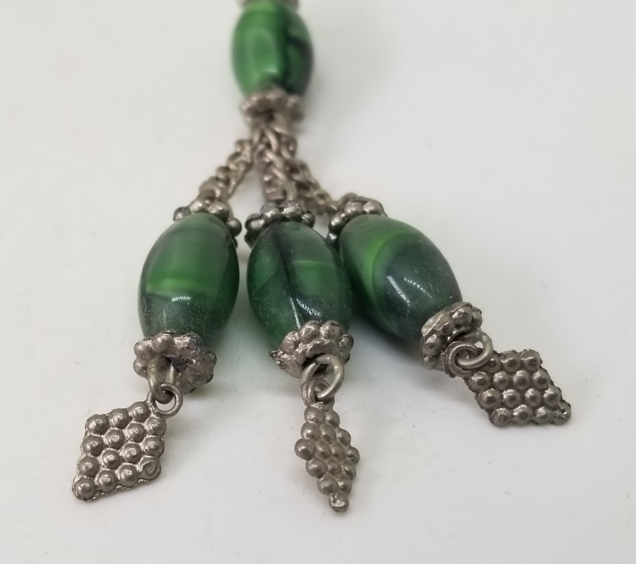 AKİK TAŞLI GÜMÜŞ KAPLAMA KOLYE UCU