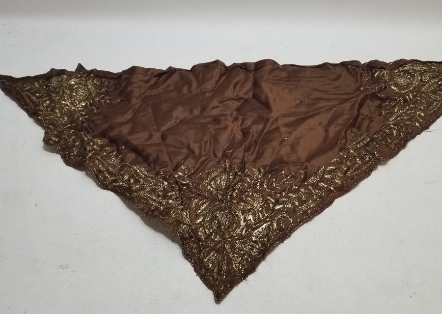 OSMANLI DÖNEMİ NADİR GÜMÜŞ TELKIRMA İŞÇİLİKLİ EFE MENDİLİ