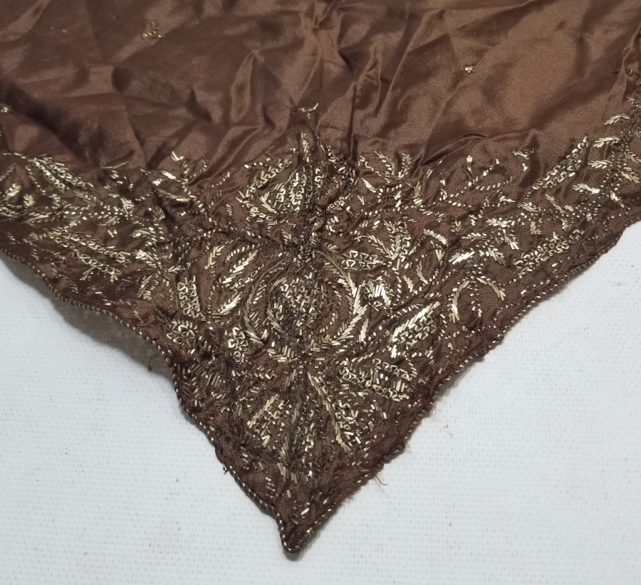 OSMANLI DÖNEMİ NADİR GÜMÜŞ TELKIRMA İŞÇİLİKLİ EFE MENDİLİ