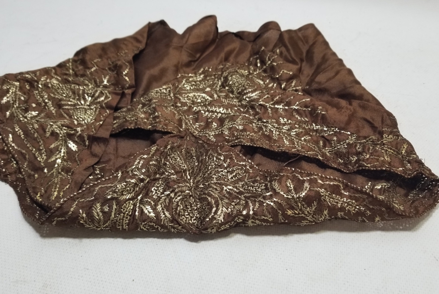 OSMANLI DÖNEMİ NADİR GÜMÜŞ TELKIRMA İŞÇİLİKLİ EFE MENDİLİ