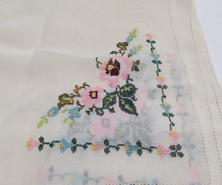 KANAVİÇE İŞÇİLİKLİ ANTİKA PEÇETE TAKIMI