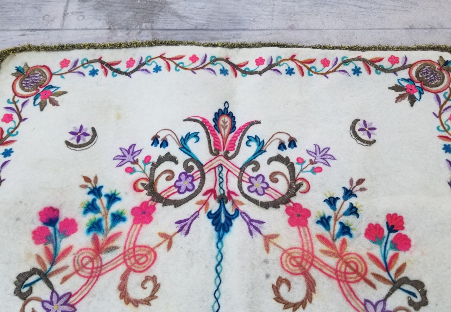 OSMANLI DÖNEMİ TEKKE İŞİ KEÇE SECCADE