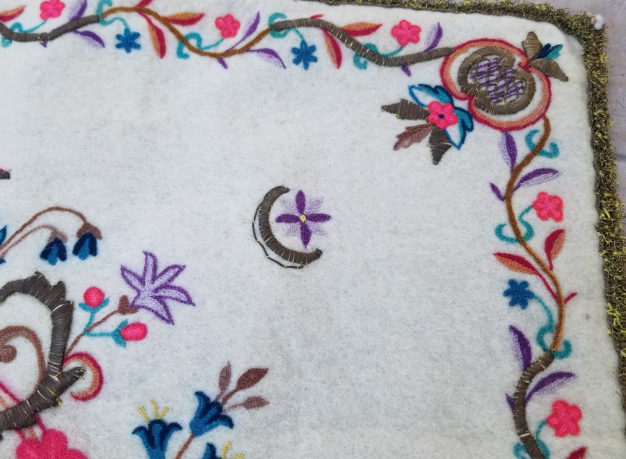 OSMANLI DÖNEMİ TEKKE İŞİ KEÇE SECCADE