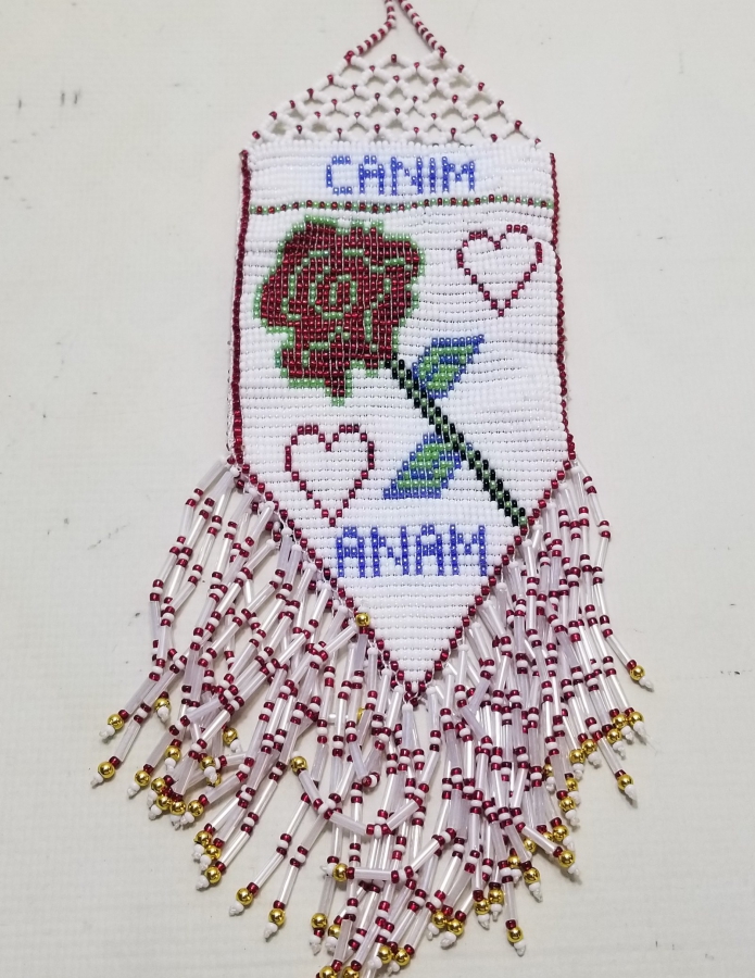 CEZAEVİ YAPIMI BONCUK İŞİ ARABA SÜSÜ