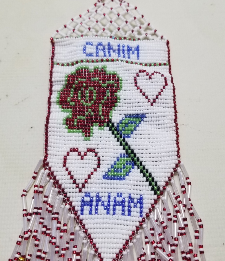 CEZAEVİ YAPIMI BONCUK İŞİ ARABA SÜSÜ